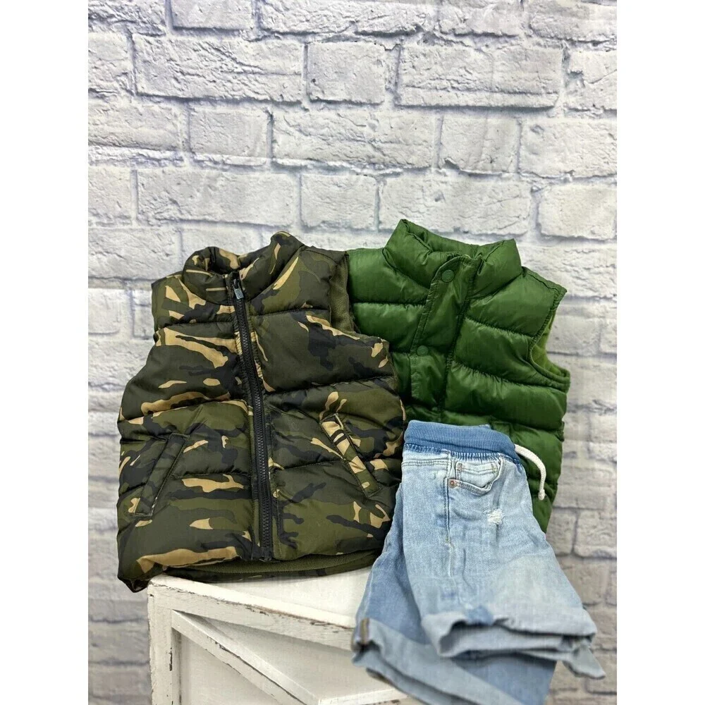 2 pc Lot Boy Clothes Sz 3T Old Navy Blue Jean Shorts. (Shorts only ) - Picture 6 of 7